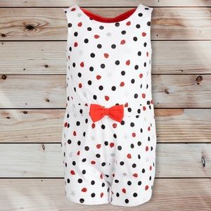 Ladybug 🐞 Bow-Back Romper